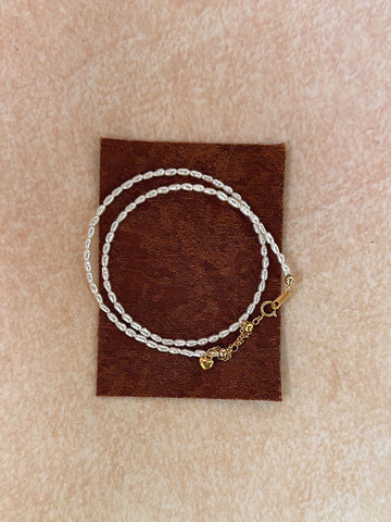 Delicate Double-Strand Keshi Pearl Bracelet
