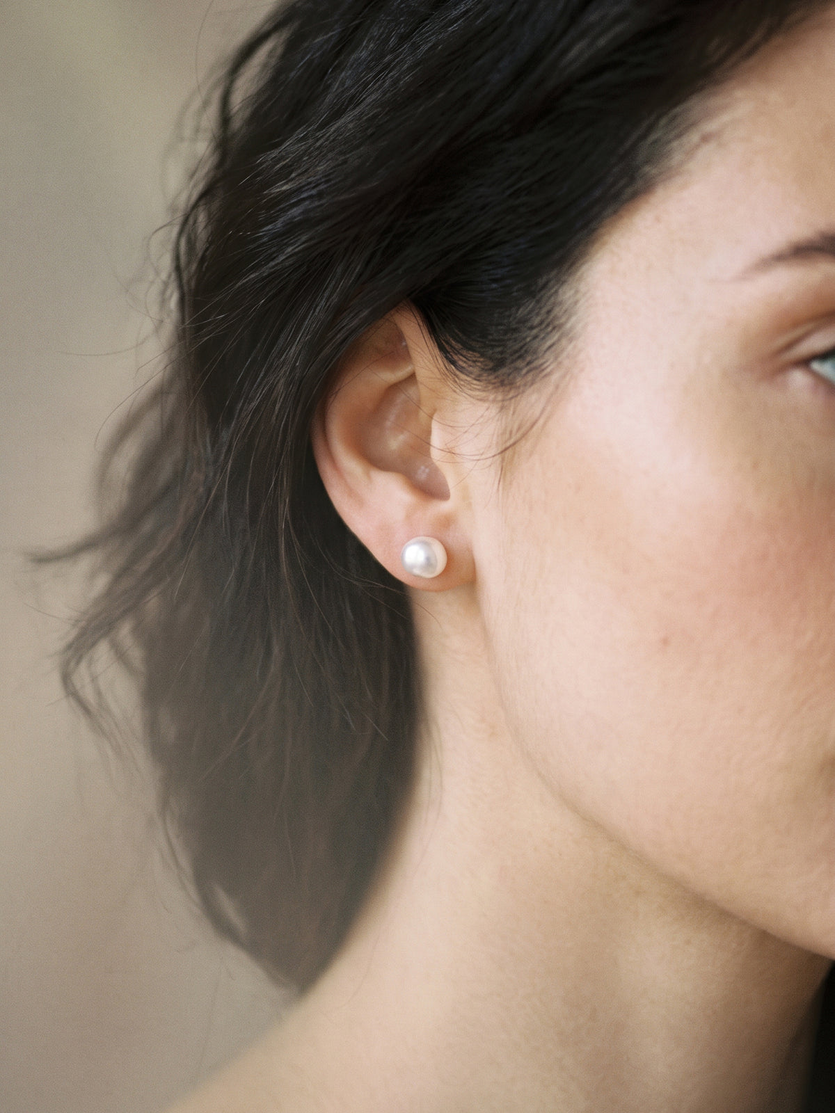 Classic High Luster Pearl Stud Earrings